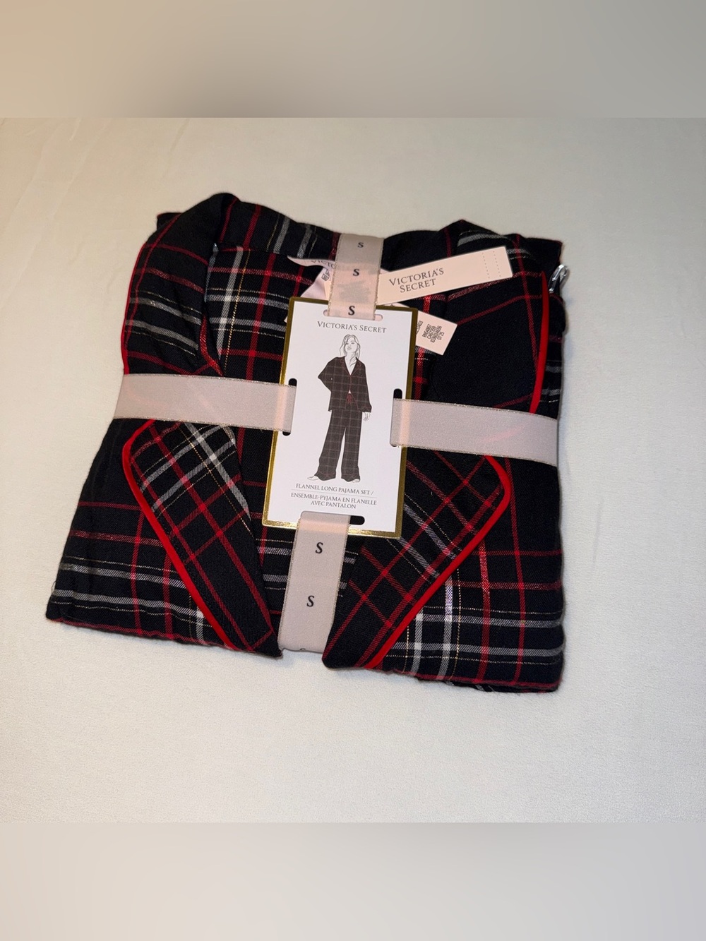 Victoria’s Secret Women’s Flannel Pajama Set, Size S, NWT